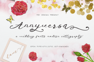 Anniversa: A Wedding-Style Font for Elegant Campaign Visuals