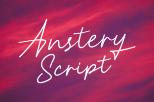 Anstery Script Font for Handmade Brands & Printables