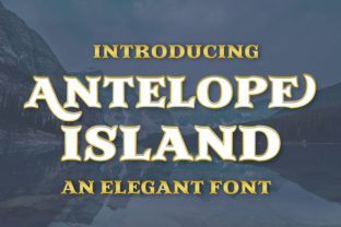 Antelope Island Serif Font for Handmade Creators