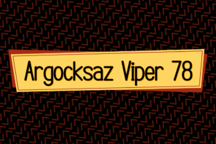 Argocksaz Viper78: A Professional Sans Serif Font for Small Business Branding