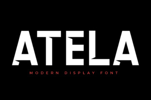 Atela: A Modern Sans Serif Typeface for Editorial Design