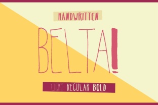 Belta: A Fun All‑Caps Handwritten Font for Makers