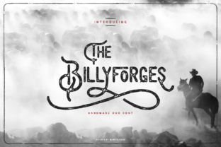 Billyforges: A Handmade Font Duo for Vintage Editorial Design