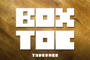 Boxtoc: A Decorative Typeface for Modern and Retro Editorial Design