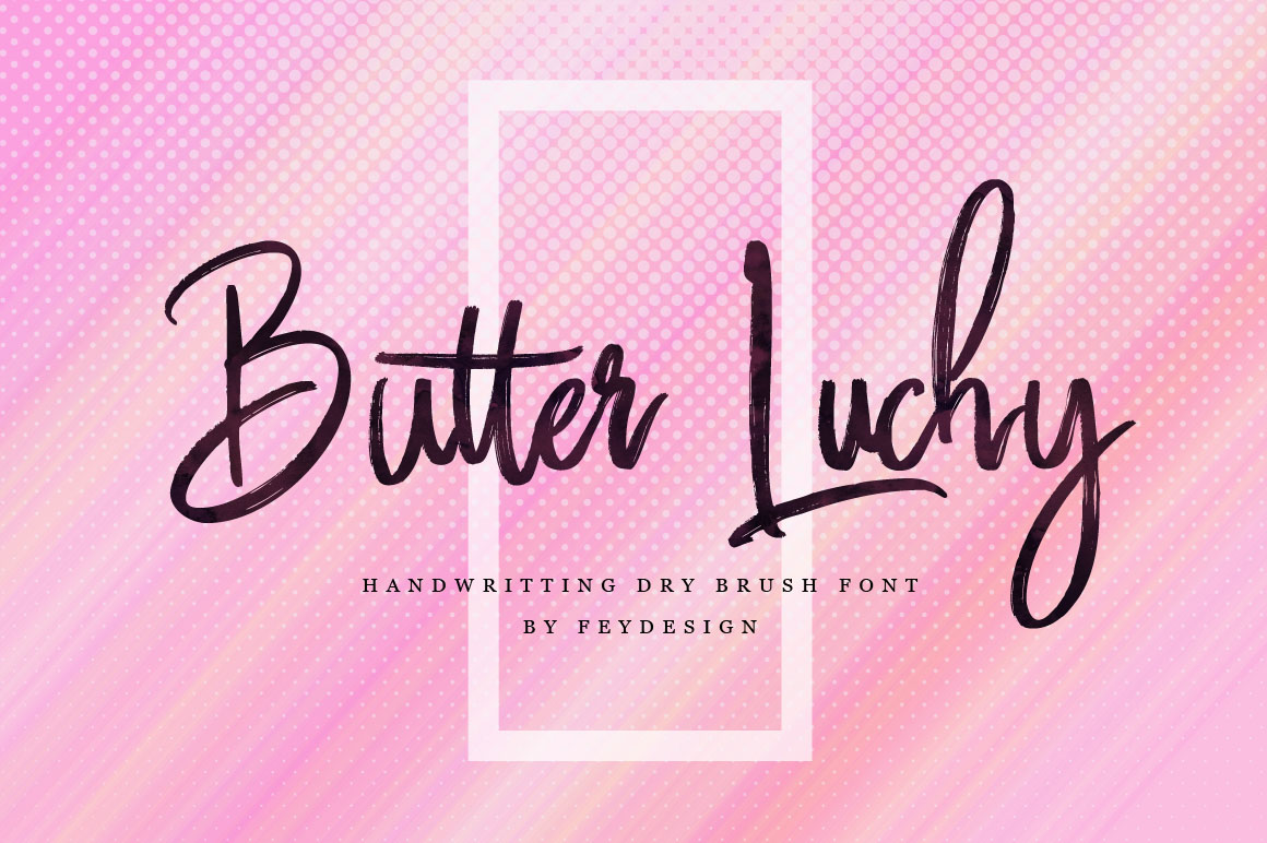 Butter Luchy Font for Small Business Branding