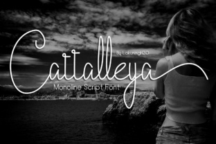 Cattalleya: A Refined Handwritten Script Font for Editorial Design
