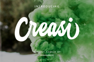 Creasi: A Bold Modern Calligraphy Font for Scroll-Stopping Branding