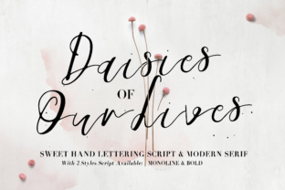 Daisies of Our Lives Font for Elegant Brand Campaigns