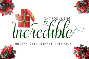 Incredible: A Modern Handwritten Calligraphy Font for Small Business Branding