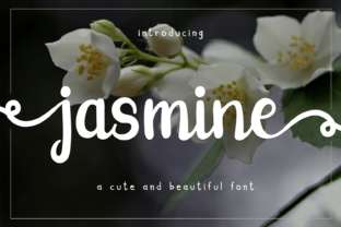 Jasmine: A Simple and Cutesy Script Handwritten Font for Editorial Charm