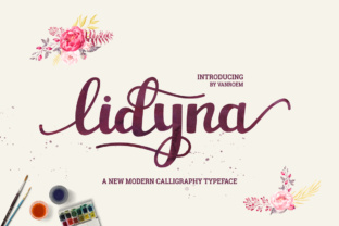 Lidyna: A Modern Script Handwritten Font for Brand Personality