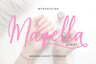 Maqella: A Handcrafted Script Font for Modern Web Design