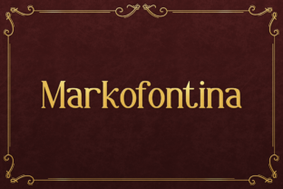 Markofontina Serif Font for Thoughtful Brand Identity Design