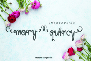 Mary Quincy: Cutesy Handwritten Font for Romantic Campaigns