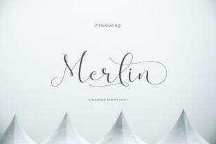 Merlin Script: A Stylistic Imperfect Script Handwritten Font