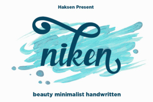 Niken: A Swash Embellished Handwritten Font for Scroll-Stopping Visuals