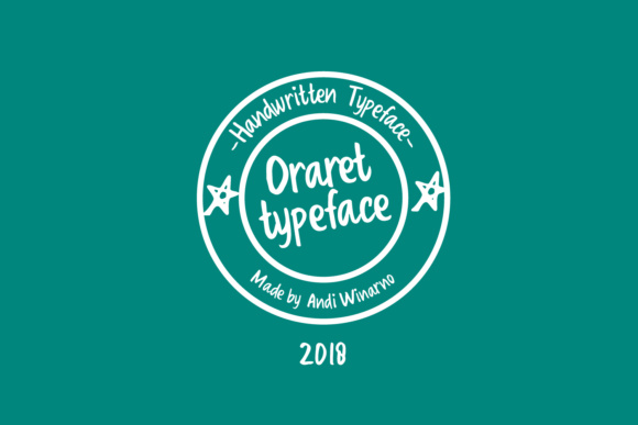 Oraret: A Handwritten Throwback Font for Playful Branding