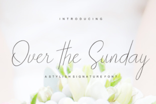 Over the Sunday: A Script Font for Elegant Business Branding