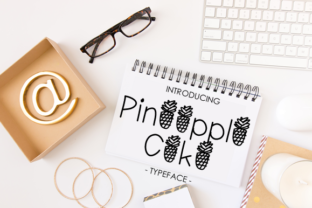 Pineapple Cake: A Playful Decorative Font for Editorial Projects