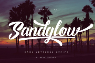 Sandglow: A Hand-Lettered Script Font for Real Branding Projects