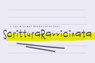 Scrittura Ravvicinata: A Playful Yet Minimal Brush Font for Modern Branding