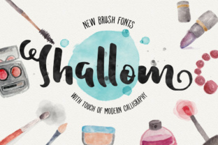 Shallom Script Font for Editorial Design & Content Branding