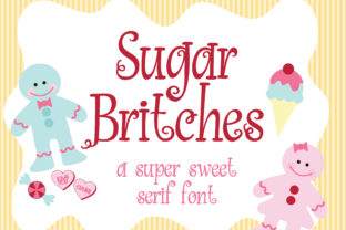 Sugar Britches Serif Font for Cutesy Branding & Crafting Projects