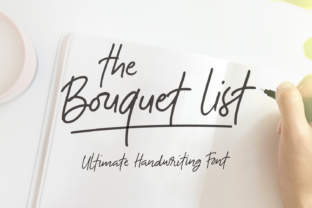 The Bouquet List Font for Headlines & Editorial Displays