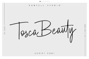 Tosca Beauty Script Font for Elegant Digital Branding