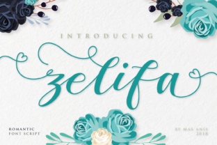 Zelifa Font: A Handmade Modern Script for Small Business Branding